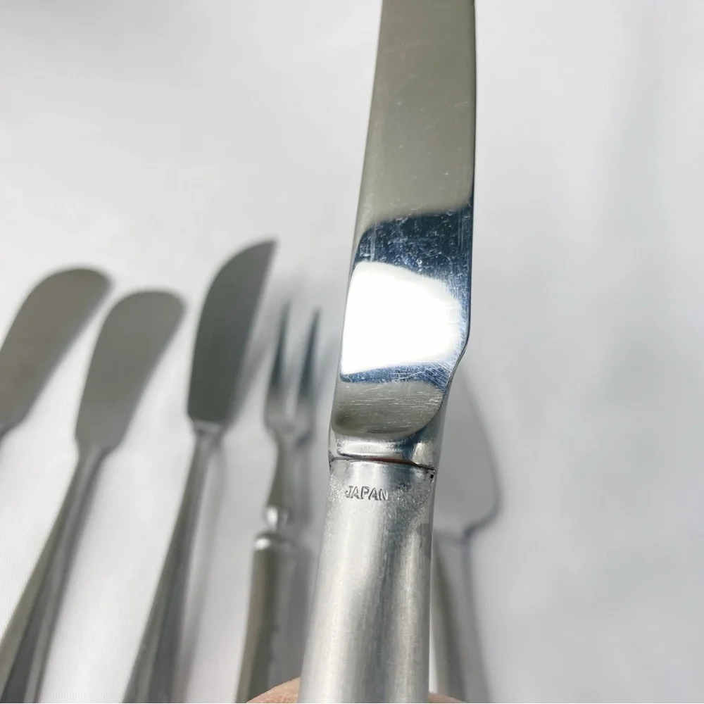 Supreme Cutlery Stainless Japan 6 Piece Assorted Cheese Knife Set